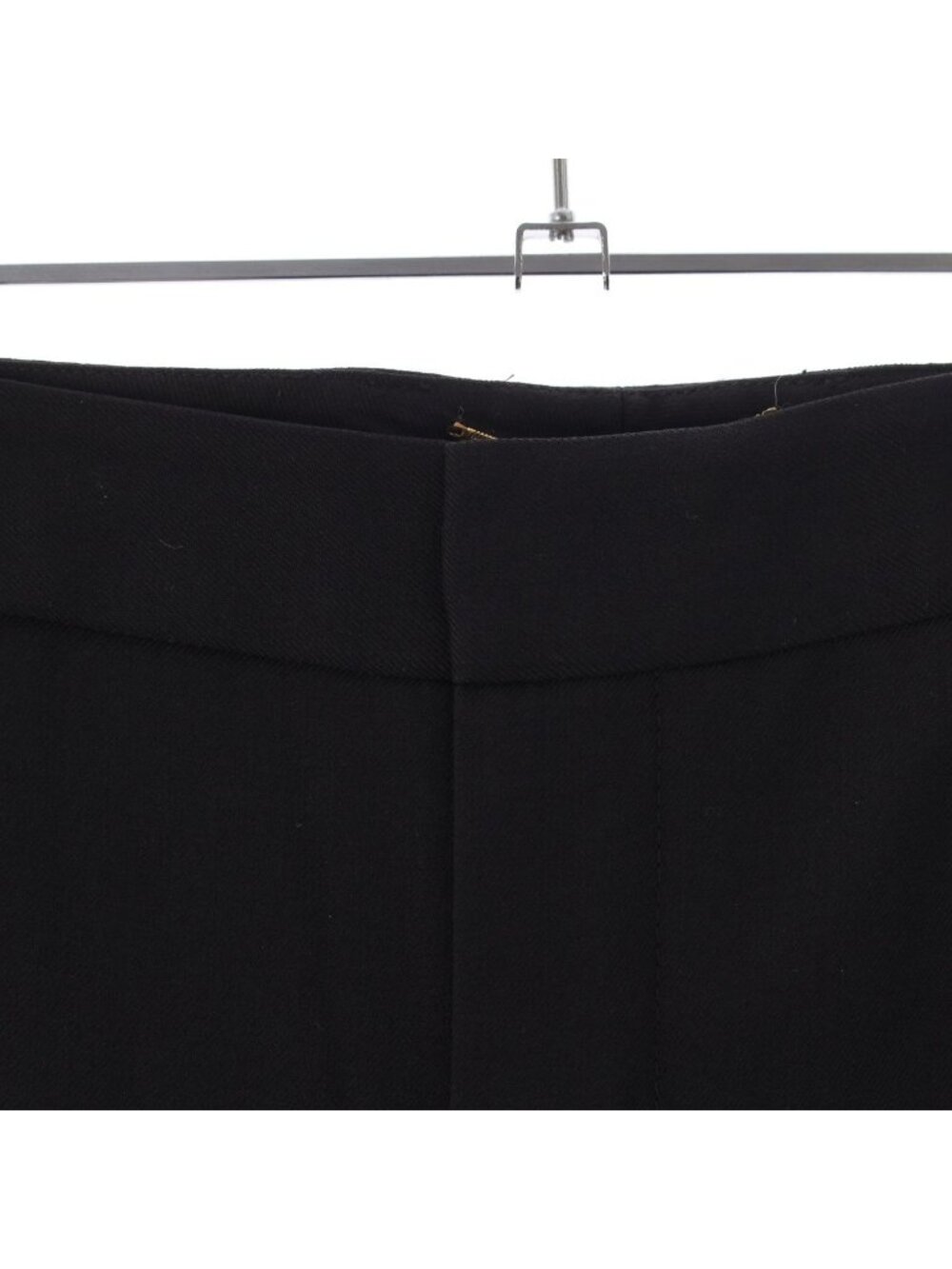 Saint Laurent Wool Side Zip Trousers Pants Black 34 - Picture 3 of 10